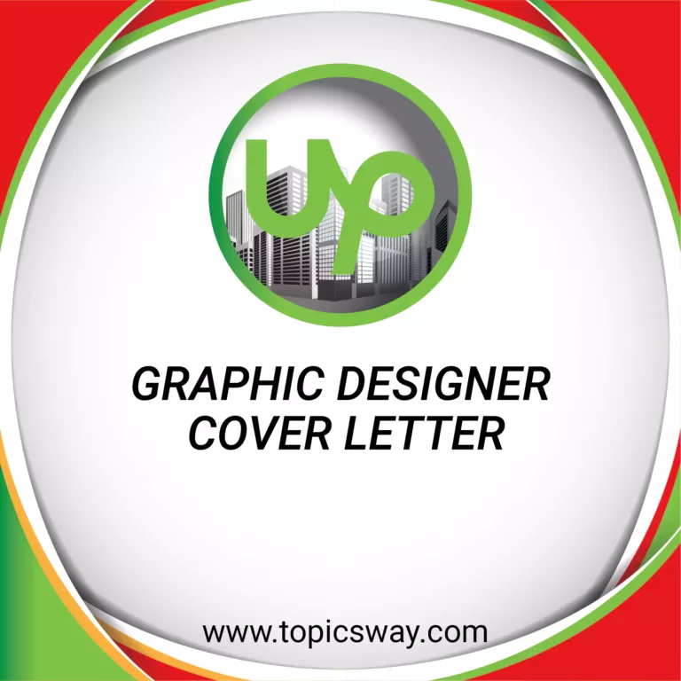 GRAPHIC DESIGNER COVER LETTER
